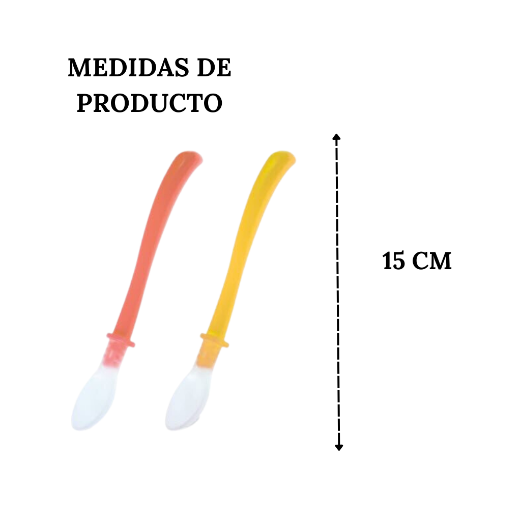Pack De Cucharas De Alimentación Punta Suave 6+ Meses Pür