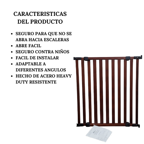 Barandal de Seguridad KidCo - Color Cerezo