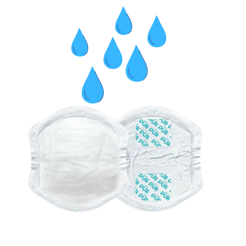 Almohadillas de Lactancia Desechables para Pecho 24 piezas