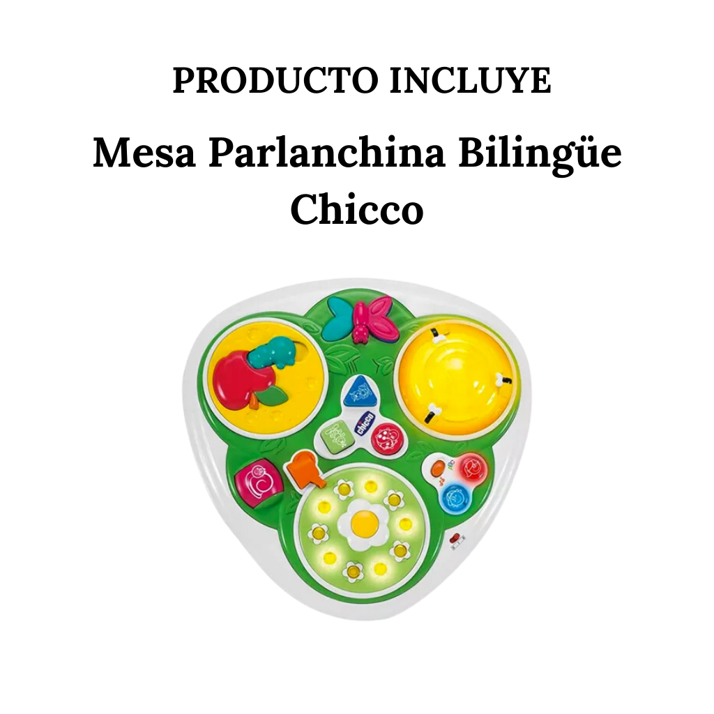 Mesa de Actividades Parlanchina Bilingüe Para Niños Chicco
