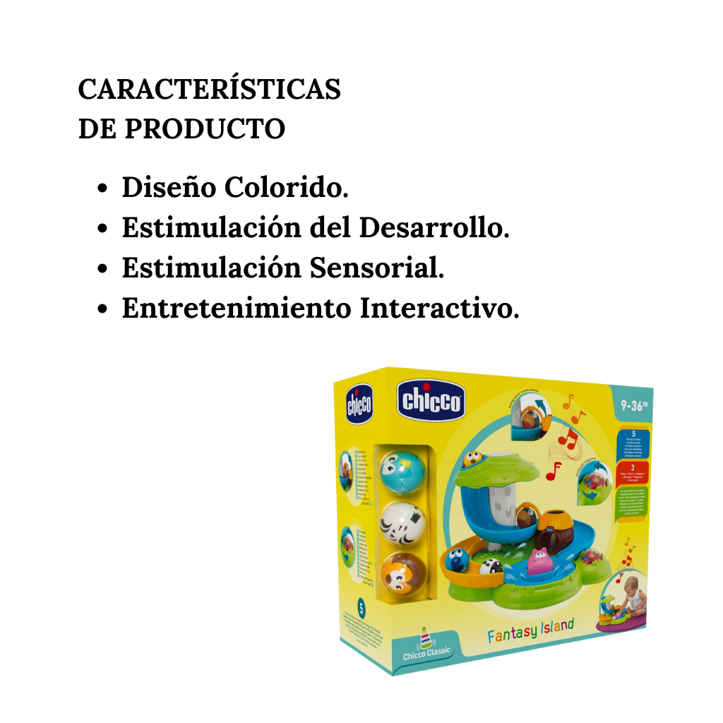 Centro De Actividades Fantasy Island 9+ Meses Chicco
