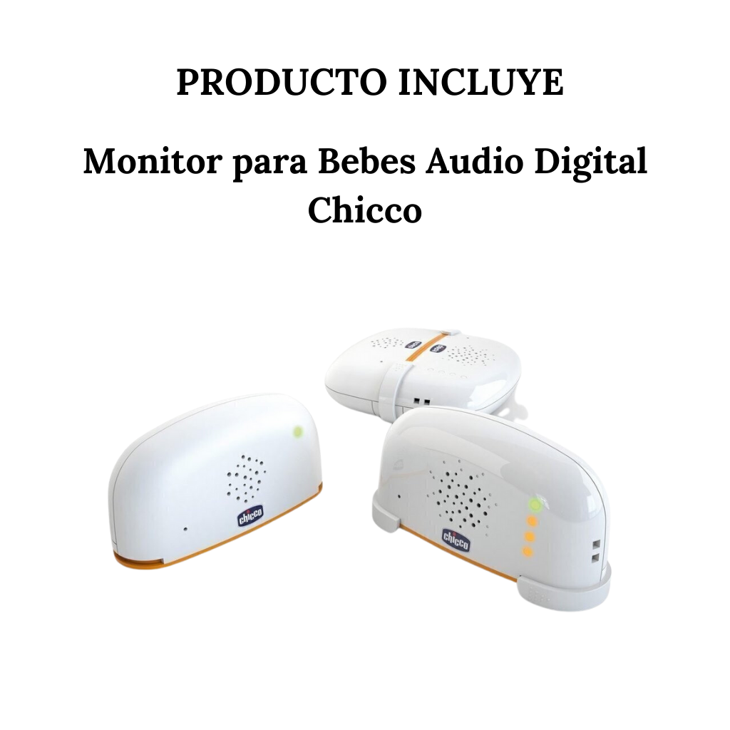 Monitor De Seguridad Para Bebe Audio Digital Compacto Chicco