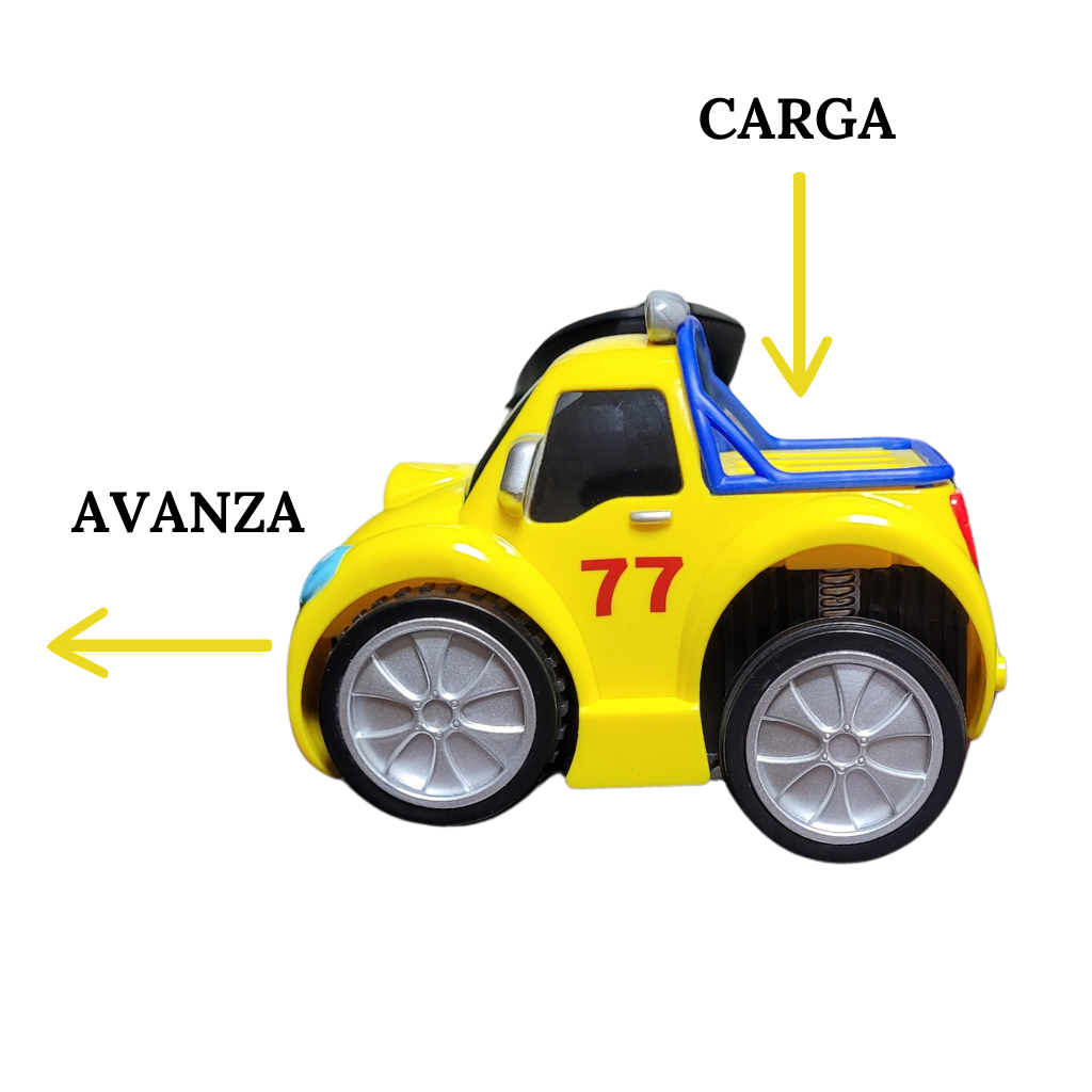 Juguete Interactivo Carrito De Carreras Turbo Touch +2 Años