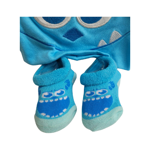 Set de gorro y calcetines Monsters Inc llévame a casa, Sullivan