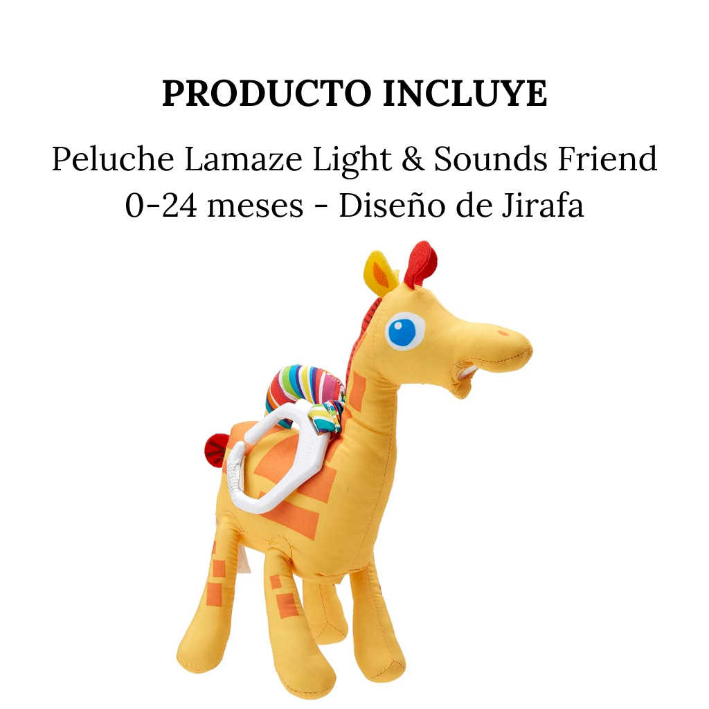 Peluche Mi Amiga La Jirafa Con Linterna Lamaze Light & Sounds Friend 0-24 Meses