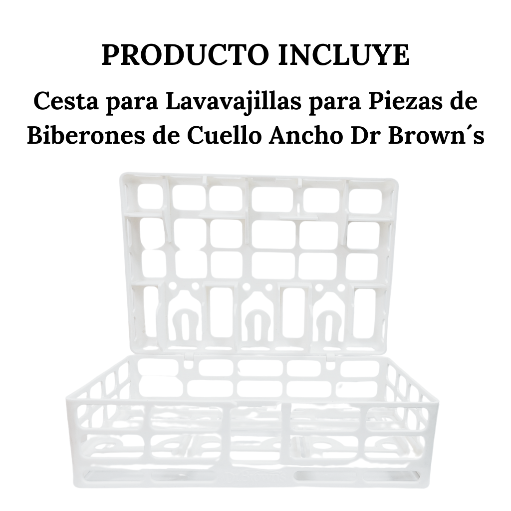 Escurridor de Biberones para Lavavajillas Cuello Ancho Dr Brown´s