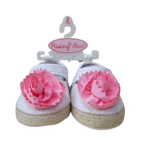 Zapatos Risisng Star - Color blanco/rosa - Niña - 3 - 6 meses