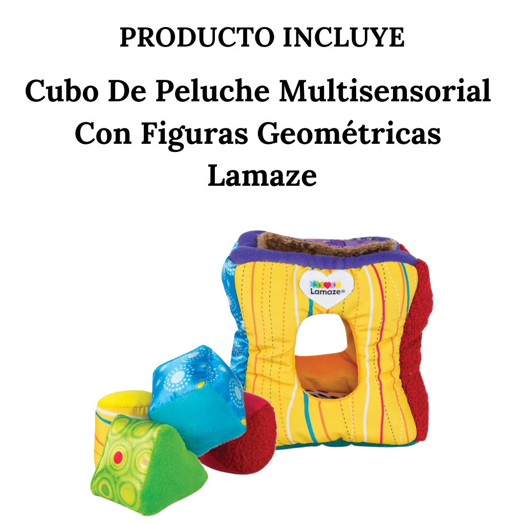 Cubo De Peluche Multisensorial Figuras Geométricas Lamaze
