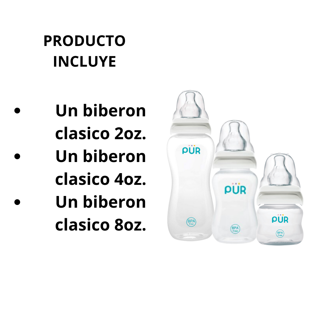 Set de Inicio de Biberones PÜR