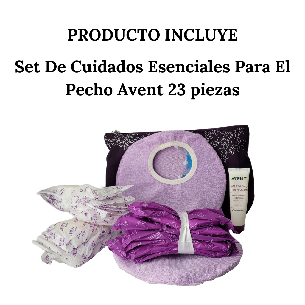 Set De Cuidados Esenciales Para El Pecho Avent 23 Piezas