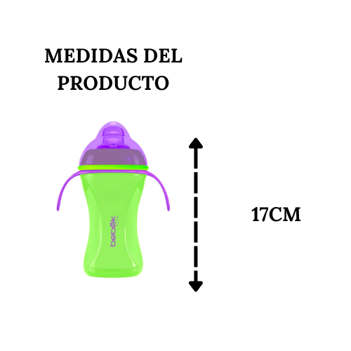Biberón Plus Flexible Spout Bottle 8oz/250ml - Bebek Plus