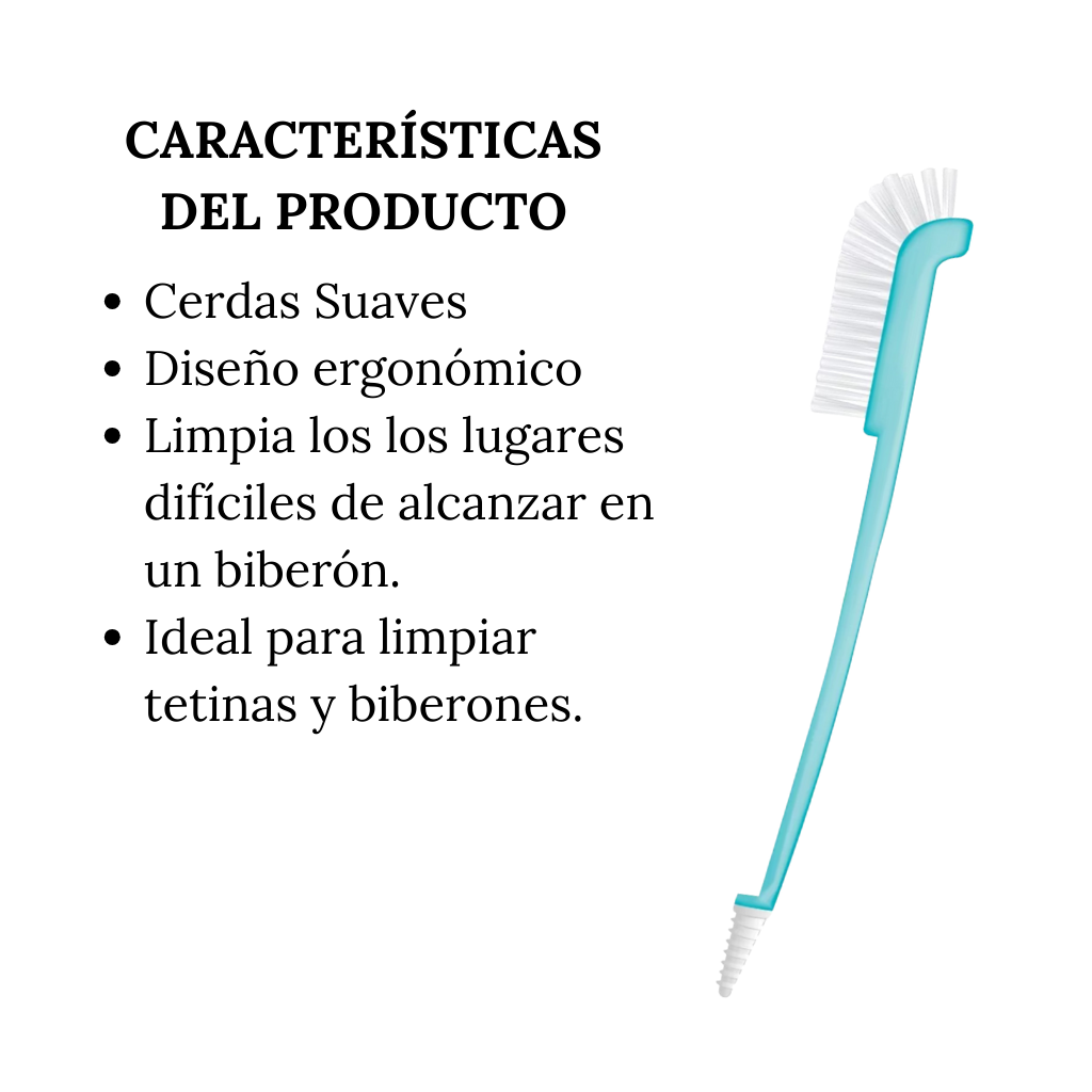 Kit de Biberones y Cepillo Limpiador para biberones - PÜR