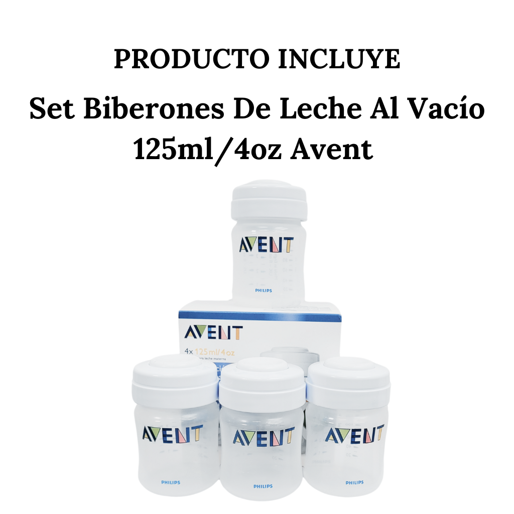 Set Biberones De Leche Al Vacío 125ml/4oz Avent