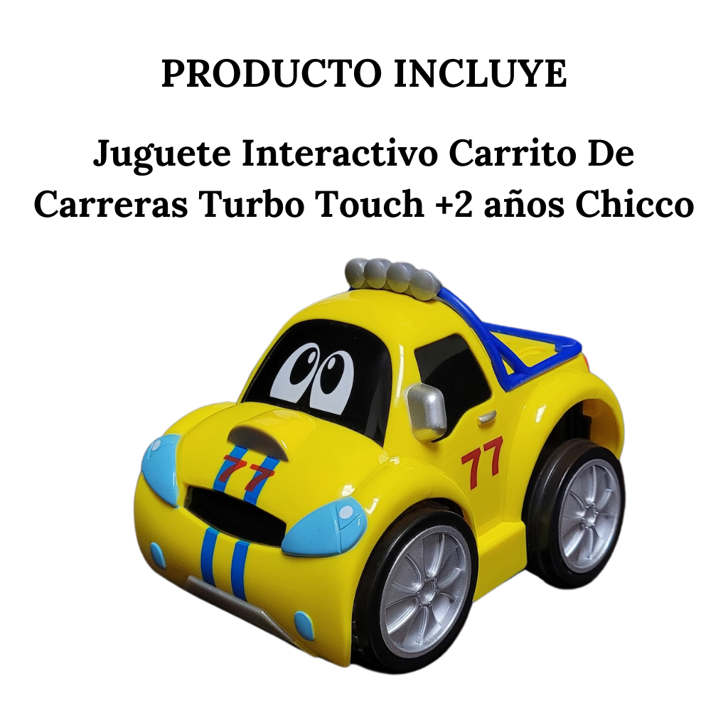 Juguete Interactivo Carrito De Carreras Turbo Touch +2 Años