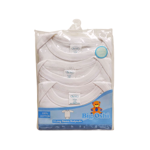 Body Suits Manga Corta para Bebé Big Oshi - 12-18 meses - 3 piezas