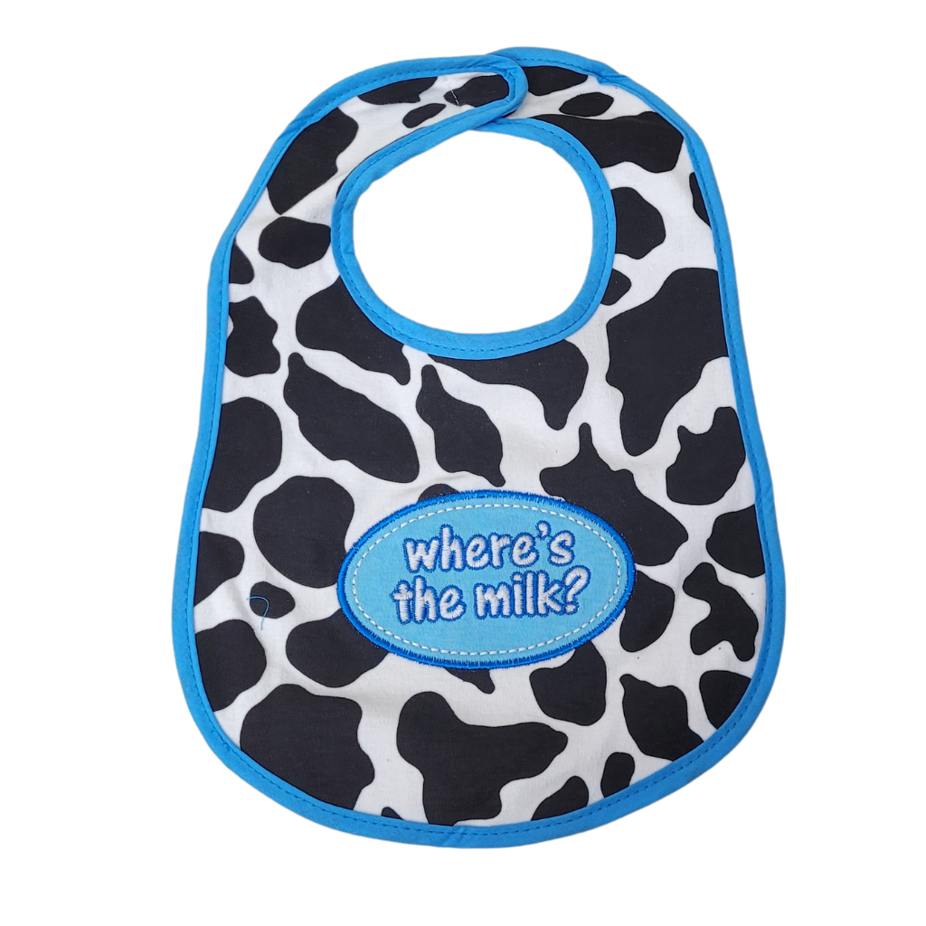 Babero Para Bebes Crib Mates ¿Where´s The Milk?