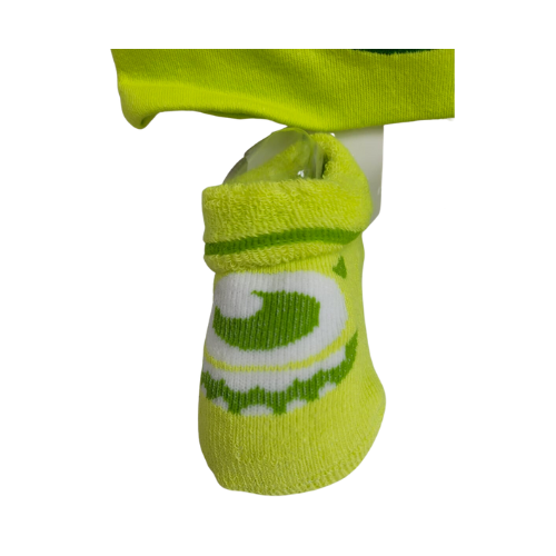 Set de gorro y calcetines Monsters Inc llévame a casa, Mike Wazowski