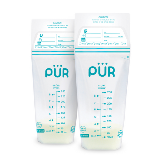 Bolsas de Almacenamiento de Leche Materna - 40 bolsas- 8oz/250ml - PÜR