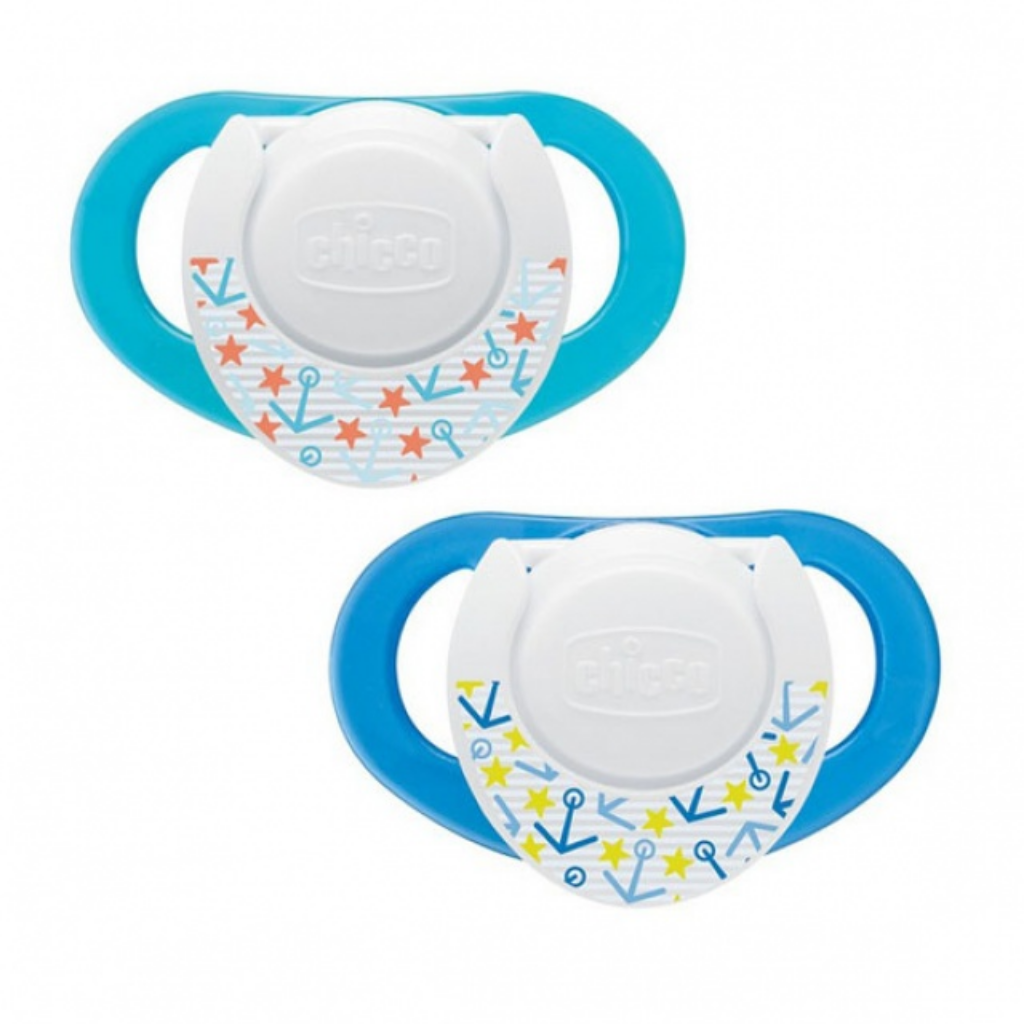 Chupones Physio Ortodontico Para Bebes Chicco Azul 4+meses