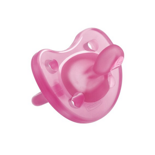 Chupón Physio Soft Para Bebes Chicco Rosa - 12+ Meses