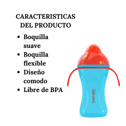 Biberón Bebek Plus Boquilla Flexible Anti-cólico 8oz/240ml