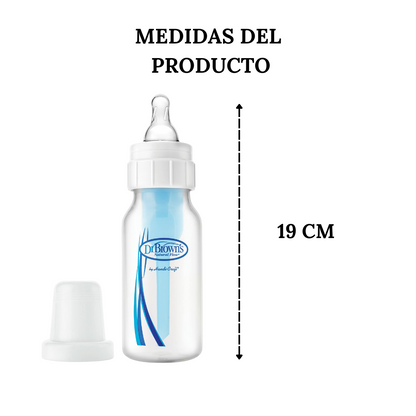 2 Pack Biberones de Vidrio Reducción de Anticólicos Dr Brown´s 4oz/120ml