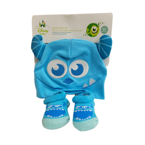 Set de gorro y calcetines Monsters Inc llévame a casa, Sullivan