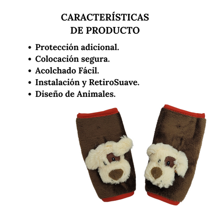 Protectores De Seguridad Para Cinturones Animal Planet Puppy