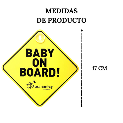 Señal De Seguridad Para Vehículos Baby On Board Dreambaby