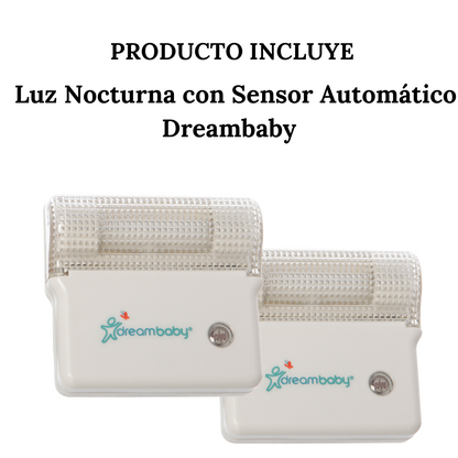 Luz Nocturna Fluorescente Con Sensor Luz Blanca Dreambaby