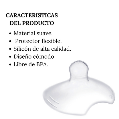 Protector para Pezón de Silicón PÜR - Tamaño Mediana