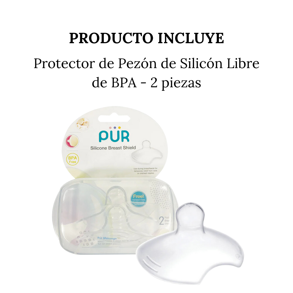 Protector para Pezón de Silicón PÜR - Tamaño Mediana