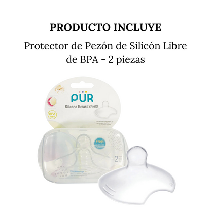 Protector para Pezón de Silicón PÜR - Tamaño Mediana