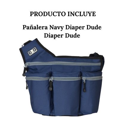 Pañalera Navy Para Papás Diaper Dude