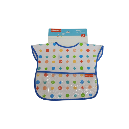 Babero con charola Fisher-Price, 6+meses